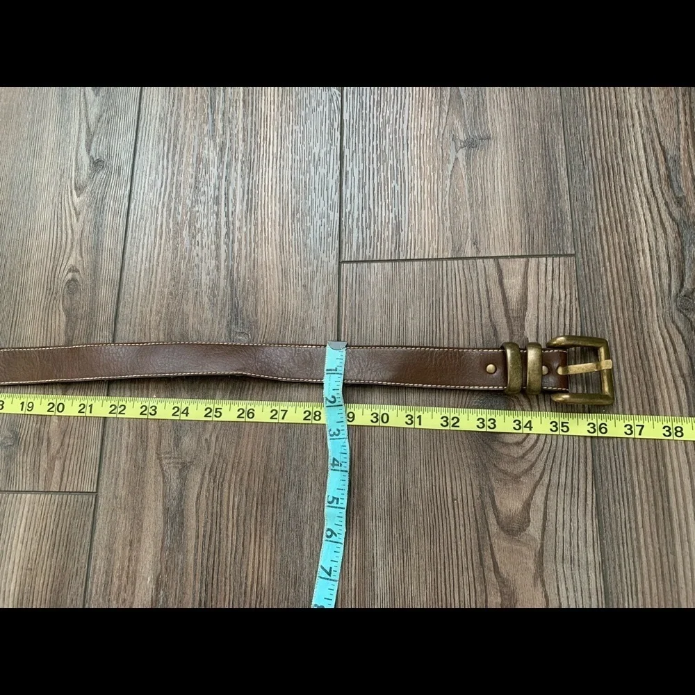 Men's Brown Leather Belt